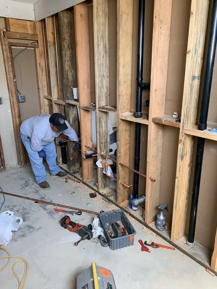 Commercial rough-in plumbing for Trenchless Sewer Repair in McNair